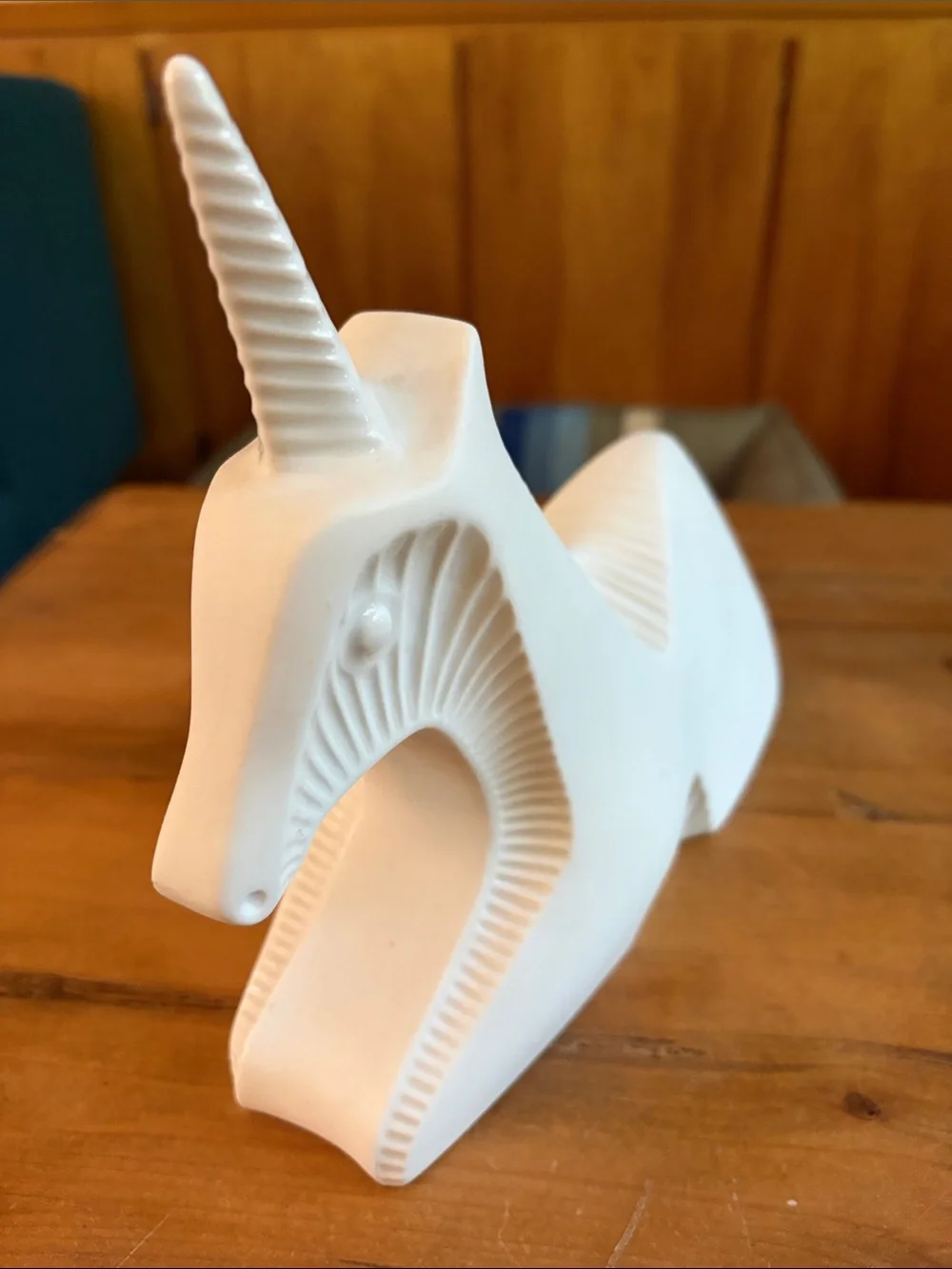 Jonathan Adler White Unicorn Sculpture - Home Art